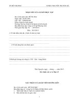 thực trạng công tác dự báo trong quản trị sản xuất tại công ty CP gỗ phượng an