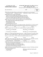 TỔNG hợp đề THI THỬ THPTQG 2016 môn vật lý