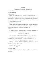 Giáo trình xác suất thống kê ĐH Xây Dựng