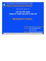 Bài giảng điện tử microsoft excel
