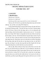 Chương trình lễ khai giảng năm học 2016 2017