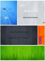 Bai 1 Vai tro cua ban ve ki thuat trong san xuat va doi song