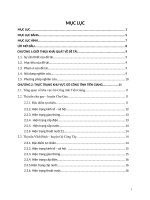 Tính Toán Thiết Kế Mạng Lưới Cấp Nước Cho Khu Vực Gò Công Tỉnh Tiền Giang