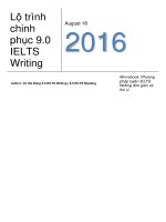 Lộ trình 9 điểm IELTS writing grammar bible ebook