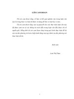 Giữ gìn và phát triển một số phong tục tập quán ở nông thôn tại xã vĩnh hưng – vĩnh lộc – thanh hóa