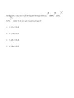 Cho 2 đồng vị hiđro và 2 đồng vị clo với tỉ lệ phần trăm số nguyên tử chiếm trong tự nhiên như sau