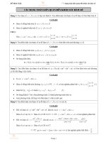 35 dạng bài toán liên quan đến hàm số