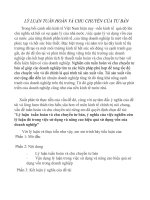 tiểu luận lý luận tuần hoàn và chu chuyển tư bản