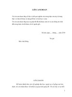 Đánh giá tác động của dự án phát triển nông thôn đa lĩnh vực tới công tác xóa đói giảm nghèo tại xã châu hạnh huyện quỳ châu  tỉnh nghệ an