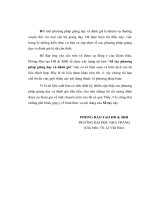 Sổ tay phương pháp dạy học tích cực nâng cao năng lực học sinh