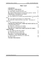 Chưng cất mâm xuyên lỗ acetic nước