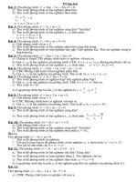 Phương trình  bậc hai lớp 9