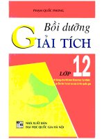 Bồi dưỡng giải tích 12 ôn thi THPT quốc gia