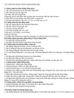 CÁC PHƯƠNG PHÁP CHỨNG MINH HÌNH học