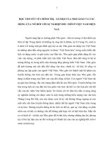 TIỂU LUẬN TRIẾT   học THUYẾT về CHÍNH TRỊ   xã hội của NHO GIÁO và tác ĐỘNG của nó đối với sự NGHIỆP đổi  mới ở VIỆT NAM HIỆN NAY