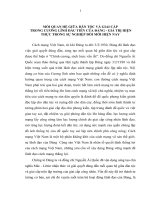 TIỂU LUẬN   mối QUAN hệ GIỮA dân tộc và GIAI cấp TRONG CƯƠNG LĨNH đầu TIÊN của ĐẢNG   GIÁ TRỊ HIỆN THỰC TRONG CÔNG CUỘC đổi mới HIỆN NAY