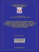 nghiên cứu phương pháp biên nhúng (immersed boundary method) và ứng dụng để tìm các thông số khí động lực học của cầu cáp treo trong điều kiện thiếu hệ thống thí nghiệm 