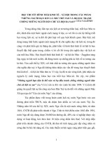 TIỂU LUẬN TRIẾT HỌC - HỌC THUYẾT HÌNH THÁI KINH TẾ TRONG TÁC PHẨM NHỮNG NGƯỜI BẠN DÂN LÀ NHƯ THẾ NÀO