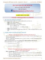 CAO TUẤN   tổng hợp chuyên đề hàm số PHẦN 1 gửi tặng HS 99