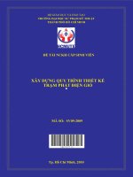 xây dựng quy trình thiết kế trạm phát điện gió 