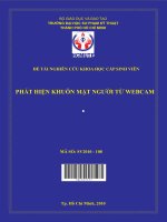 phát hiện khuôn mặt người từ webcam 