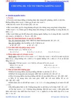 LT HÌNH học 11   CHƯƠNG III  véc tơ TRONG KG 