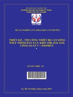 thiết kế   thi công thiết bị cán sóng tole nhôm dày 8 ly, khổ 1200, dài 12m, công suất v = 5mphút 