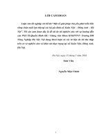 Một số giải pháp chủ yếu phát triển bền vững chăn nuôi lợn thịt tại các hộ gia đình xã xuân nộn – đông anh – hà nội