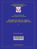 tìm kiếm tương tự trong cơ sở dữ liệu chuỗi thời gian 