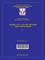 nghiên cứu, cải tiến mô hình thực tập vi mạch 
