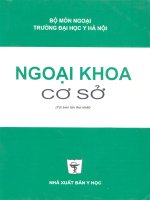 Tài liệu ngoại khoa cơ sờ