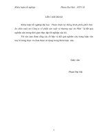 Hoàn thiện hệ thống kênh phân phối thức ăn chăn nuôi  tại công ty cổ phần sản xuất và thương mại an phát