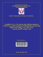 nghiên cứu, ứng dụng hệ thống định vị toàn cầu (gps global positioning system) trên ô tô phục vụ công tác giảng dạy và học tập