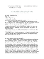 Bài thu hoạch Nghị quyết Đại hội Đảng lần thứ XII