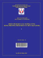 phân tích kết cấu tường cứng bằng phương pháp phần tử hữu hạn (fem) 