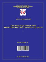 ứng dụng cọc khoan nhồi trong thi công nhà cao tầng tại quận 7 
