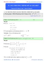 NỘI DUNG 4  bất PHƯƠNG TRÌNH mũ   LÔGARÍT 