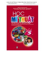 HOT TRUNG tâm GIÁO án mĩ THUẬT ĐAN MẠCH   mỹ thuật 5   nguyễn đình thái 