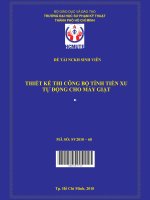 thiết kế thi công bộ tính tiền xu tự động cho máy giặt