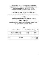 HOT giáo án đại số 7 chuẩn kiến thức kỹ năng mới 2016 2017   đại số 7   phạm quang trường 