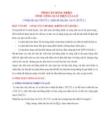 Tính Cân Băng Nhiệt Tính Công Suất Điện Của Lò Nhiệt Độ Ram 520 0c ; Nhiệt Độ Liệu Khi Vào Lò 20 0c