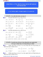 BT GIẢI TÍCH 12   CHƯƠNG i  đồ THỊ hàm số 