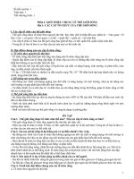 Ôn tập sinh học 10 cả năm 