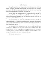 Báo cáo thực tập:  Hiện trạng quản lý chất thải rắn sinh hoạt tại thành phố Lạng Sơn