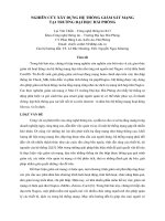 NGHIÊN cứu xây DỰNG hệ THỐNG GIÁM sát MẠNG tại TRƯỜNG đại học hải PHÒNG