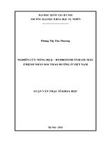 Nghiên cứu nồng độ β hydroxybutyrate máu ở bệnh nhân đái tháo đường ở việt nam 