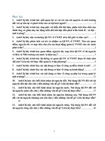 Đề cương quản lý nhà nước về  tài nguyên môi trường