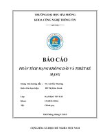 PHÂN TÍCH MẠNG KHÔNG dây và THIẾT kế MẠNG KHÔNG dây TRÊN PACKET TRACE