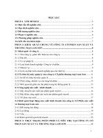 Luận văn tình hình phân phối và tiêu thụ sản phẩm gạch tuynel của công ty cổ phần sản xuất và thương mại lam sơn