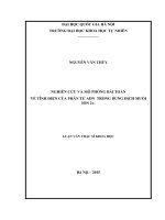 Nghiên cứu và mô phỏng bài toán về tĩnh điện của ADN trong dung dịch muối ion 2+ 
